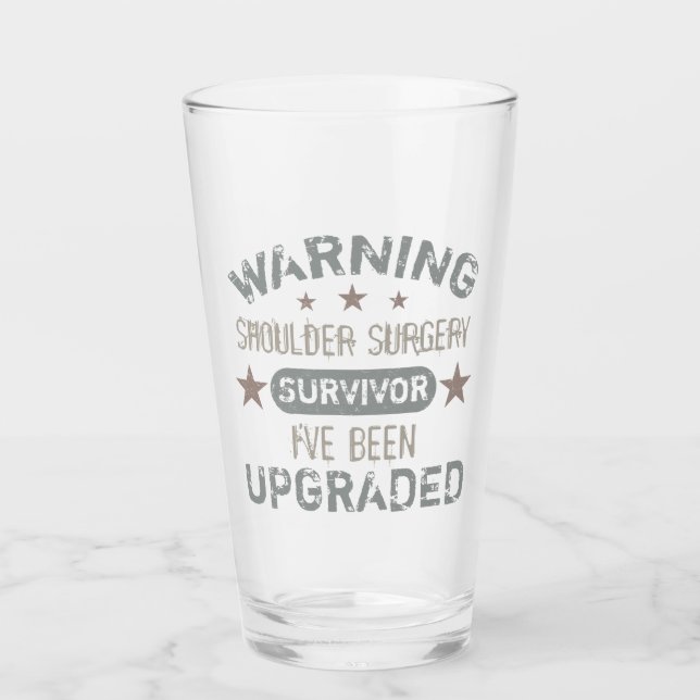 Verre Chirurgie de l'épaule Humour amélioré (Devant)