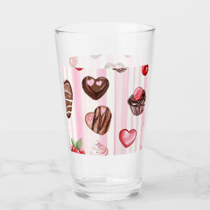 Verre Choco Heart Valentine's Glass Cup
