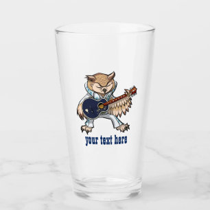 Verre Chouette de guitare rock et roll en Jumpsuit