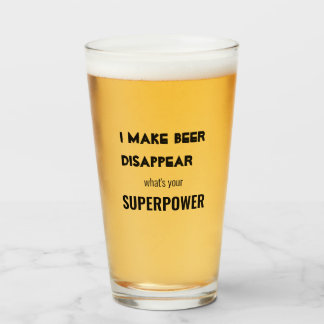 Verre Citation de bière amusante