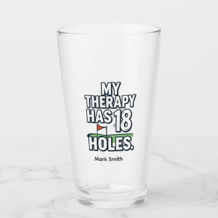 Verre Citation drôle d'obsession de golf pour les accros