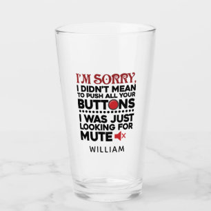 Verre Citation sarcastique n'a pas signifié de pousser v