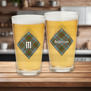 Verre Clan Anderson Tartan Glass