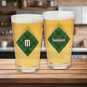Verre Clan Davidson Tartan