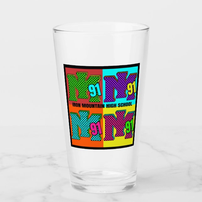 Verre Classe de pinte de parti 1991 (Devant)