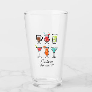 Verre Cocktails Illustration Embrasser la diversité mode