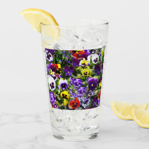 Verre Collage de photos Pansy : Kaleidoscope de la beaut