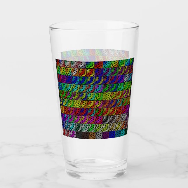 Verre Collection de points de bulles spatiales (Devant)
