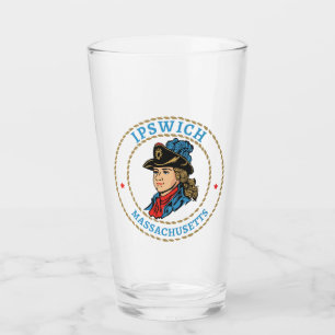 Verre Colonial du Massachusetts d'Ipswich