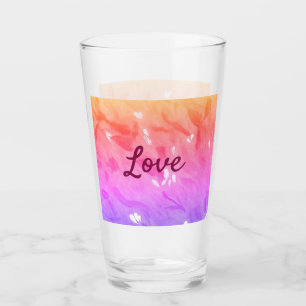 Verre Coloré arc-en-ciel amour fierté lgbtq gay motif te