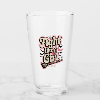 Verre Combattre comme une fille - Siroter avec force