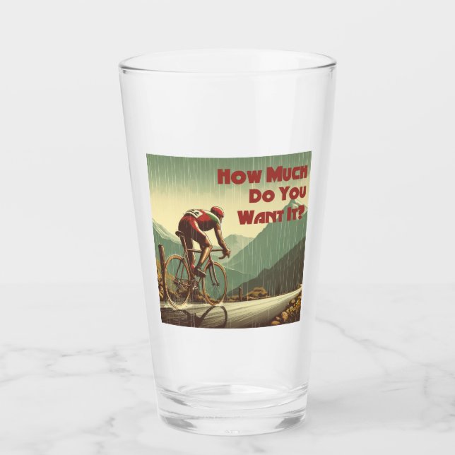 Verre Combien Veux-Tu Qu'Il Vélo ? (Devant)