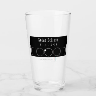 Verre commémoratif 2024 à Éclipse solaire