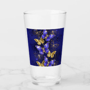 Verre Composition avec papillons Sapphire