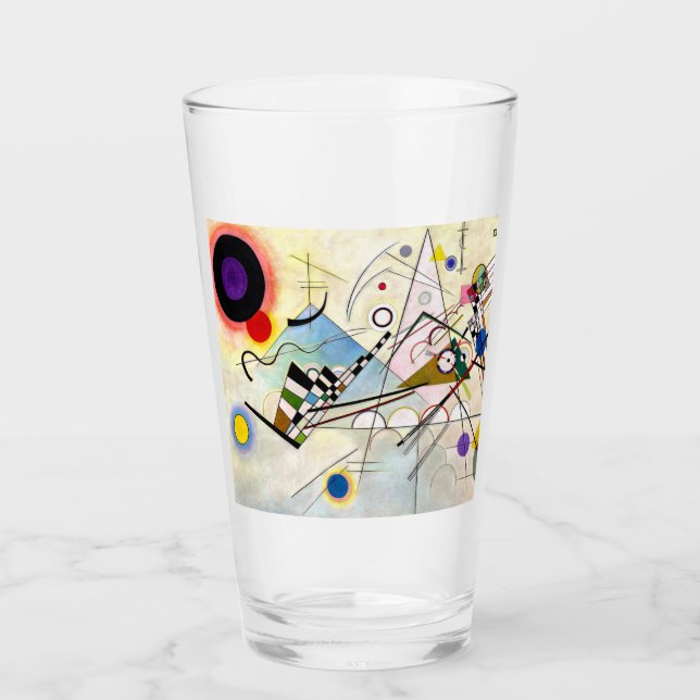 Verre Composition Kandinsky 8 (Devant)