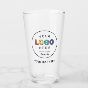 Verre Conception de logo de marque personnalisé