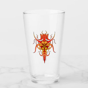 Verre Conception de tatouage tribal démoniaque