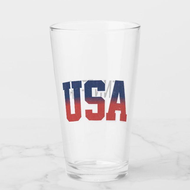 Verre conception de texte de grunge aux États-Unis (Devant)