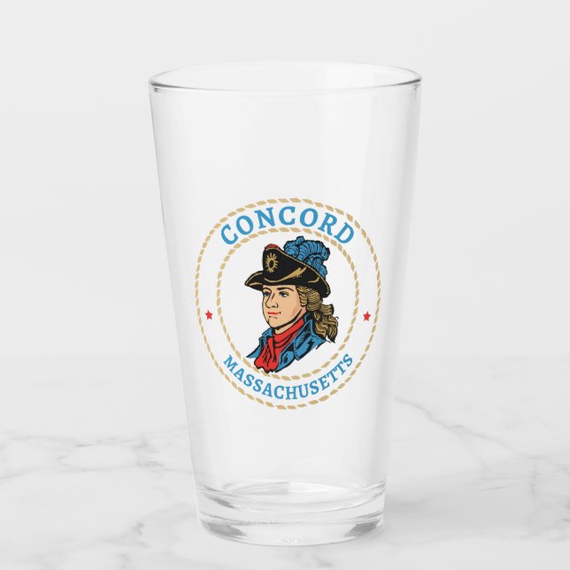 Verre Concord Massachusetts Colonial (Devant)