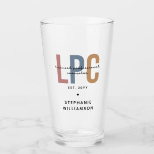 Verre Conseiller professionnel autorisé LPC personnalisé