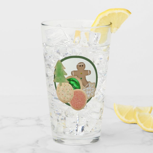 Verre Cookies de Noël (Dos glace)