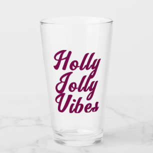 Verre Cool Funny Stylo moderne Joyeux Noël bière