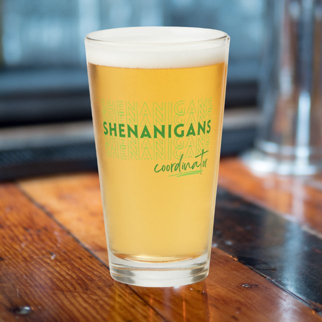 Verre Coordonnateur des shenanigans de la Saint Patrick (Créateur téléchargé)