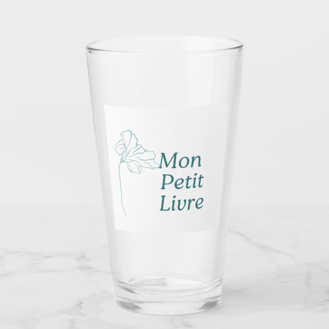 Verre Copo de vidro Mon Petit Livre (Devant)