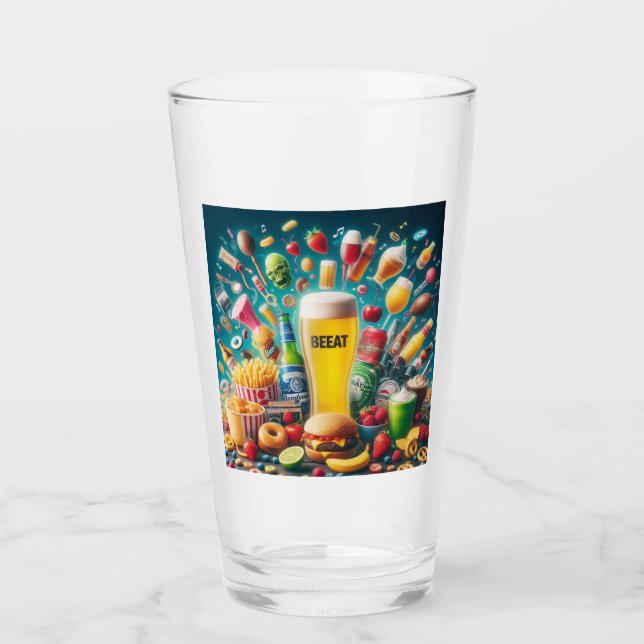 Verre Copo de Vidro Personalizado (Devant)