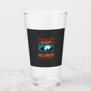 Verre Costume de Halloween Effrayant Drôle Graphique Lun
