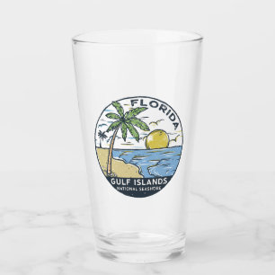 Verre Côte nationale des îles Gulf Floride Vintage