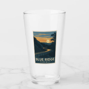 Verre Coucher de soleil de Blue Ridge Parkway