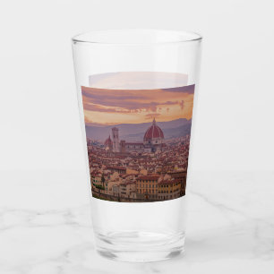 Verre Coucher de soleil sur Florence, Italie
