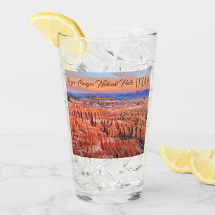 Verre Coucher du soleil de l'Utah de canyon de Bryce