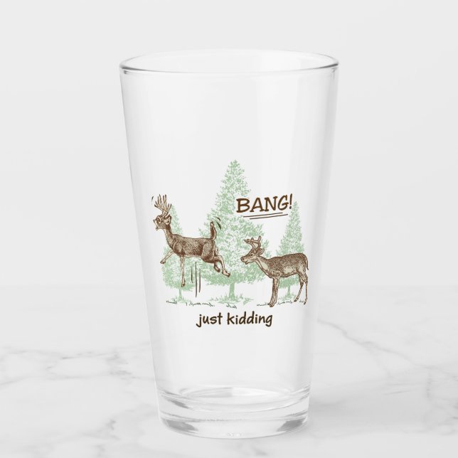 Verre Coup ! Juste badinant ! Chasse de l'humour (Devant)