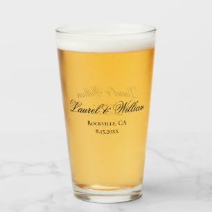 Verre Coupe classique de Mariage de mariée et de chambre