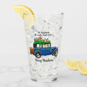 Verre Coupe de la route de Noël