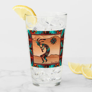 Verre Coupe Kokopelli du sud-ouest