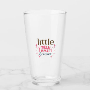 Verre Couple Cadeau Little Miss Coeur