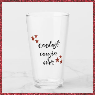 Verre Cousin noir et rouge le plus froid jamais