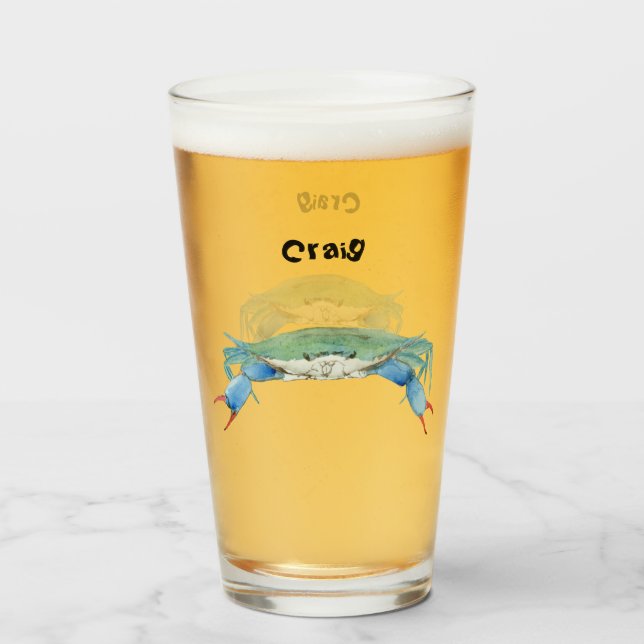 Verre Crabe (Devant (rempli))