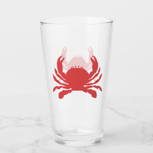 Verre Crabe rouge (Devant)