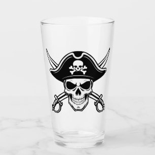 Verre Crâne et sabres