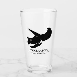 Verre Crâne Tricératops