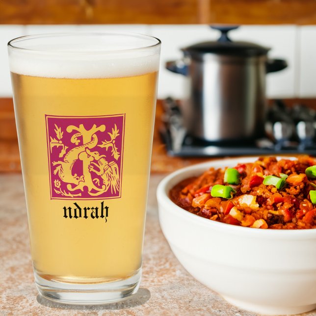 Verre Créatures mythiques du XVIe siècle Capitale décora (Créateur téléchargé)