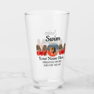 Verre Créer votre propre sport maman photo collage nage 