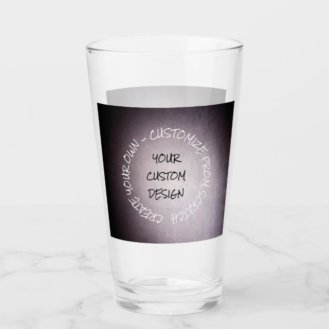 Verre Créez votre propre Customisé (Devant)