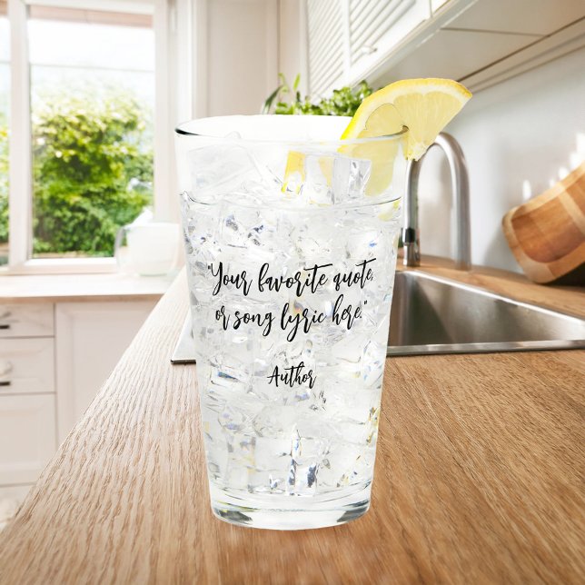 Verre Créez votre propre devis de calligraphie (Créateur téléchargé)