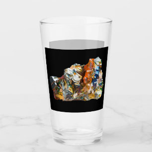 Verre Cristal d'hématite arc-en-ciel personnalisable