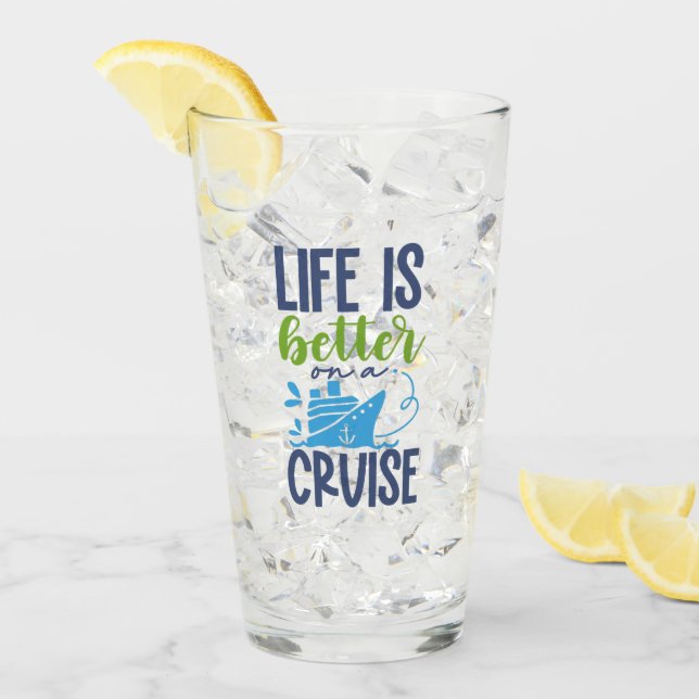 Verre Croisière de nom personnalisé (Devant glace)